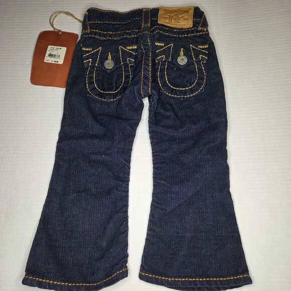 NEW True Religion Jeans Billy Big T Boys US 3 Blue Boot Cut Leg - Picture 2 of 10